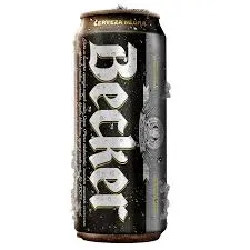 Cerveza Negra Becker Litro (2Latas)
